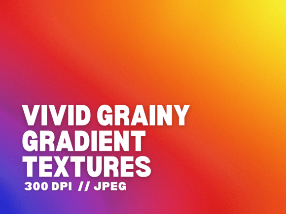 10 Vivid Grainy Gradient Textures for Design Enhancement