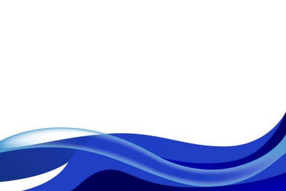 Blue Abstract Curve Wavy Shapes: A Designerβs Flexible Visual Tool