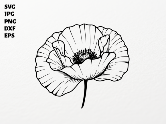 Enhance Your Creative Projects with Poppy Flower SVG for Cricut Sublimation