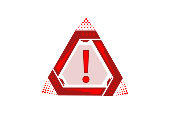 Futuristic Alert Symbol Technology Frame: A Visionary Design Collection