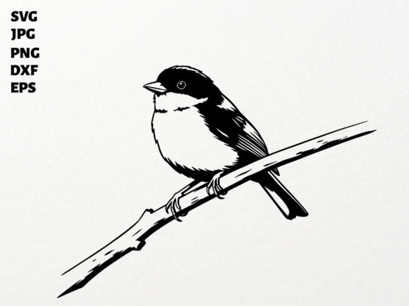 Perching Bird SVG for Cricut: Creative Design Made Simple