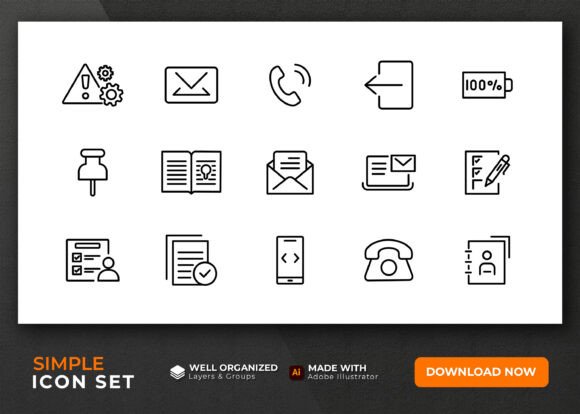 User Interface Web and App Line Icon Set: A Practical Choice for Modern Design Projects